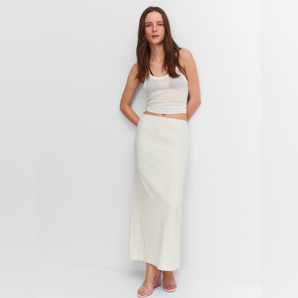 Mango Slit long skirt